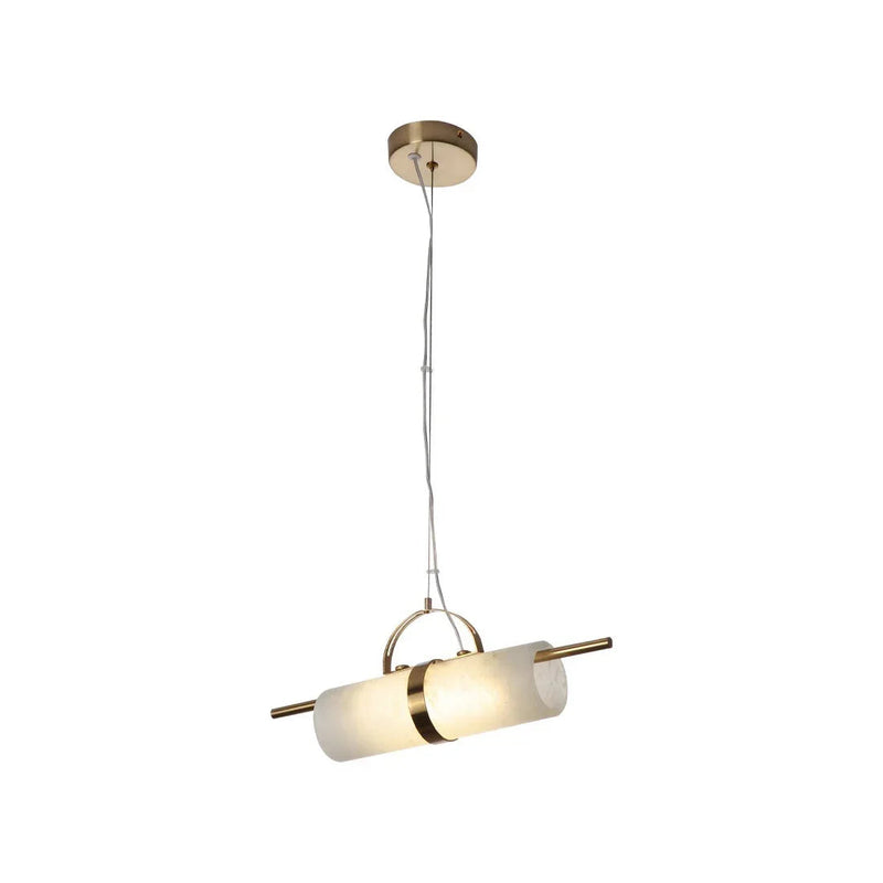 Mini Cylindrical Alabaster Pendant Light | Korewolamp
