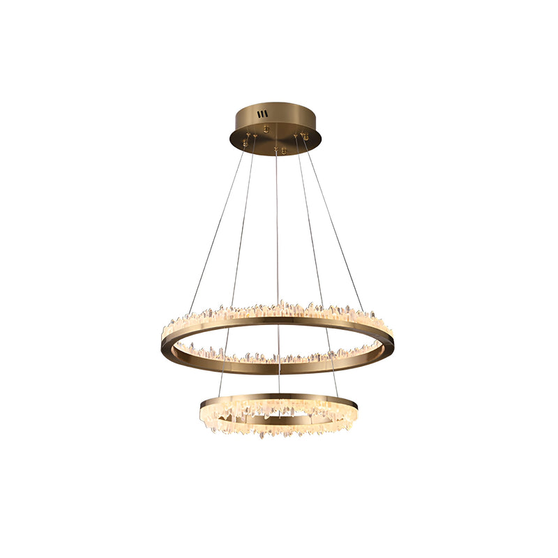 Minimalistic Crystal LED Chandelier | Korewolamp