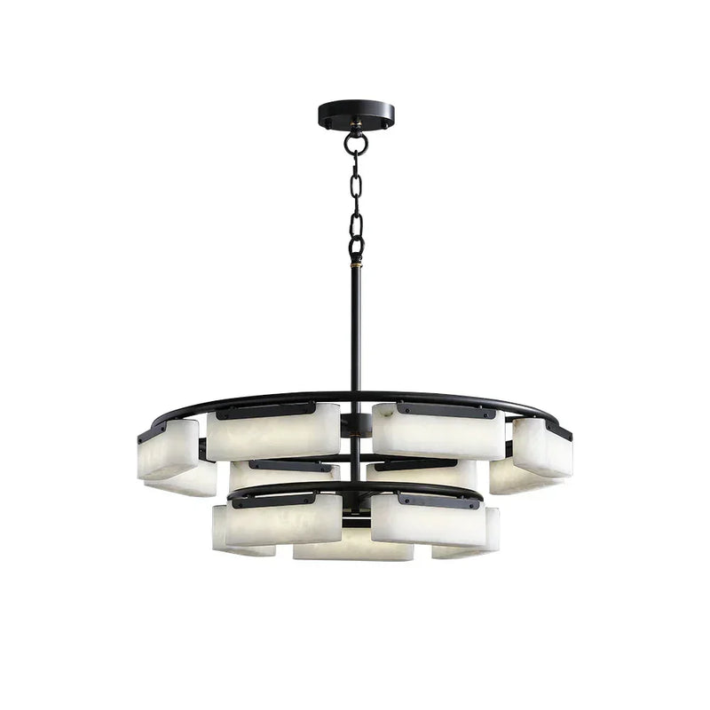 Modern Alabaster Fusion Chandelier | Korewolamp