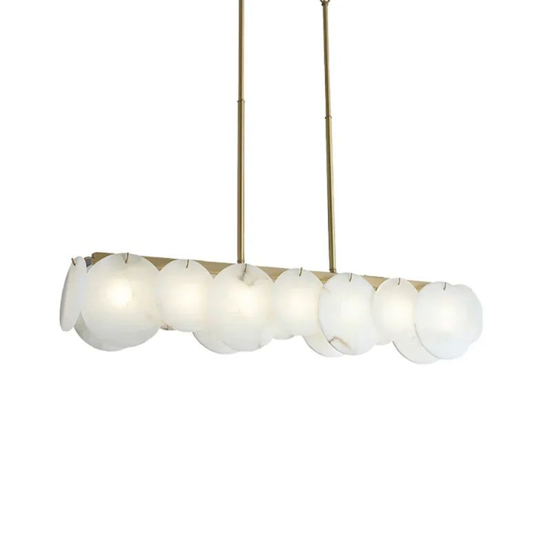 Modern Alabaster Linear Chandelier | Korewolamp