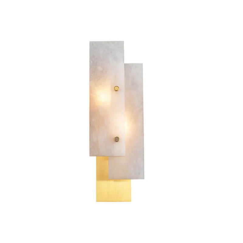Modern Alabaster Rectangle Wall Lamp | Korewolamp