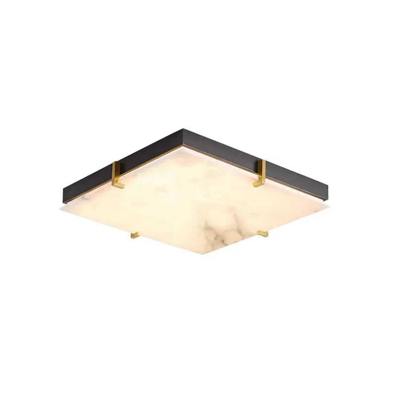 Alabaster Black Square Ceiling Lamp | Korewolamp