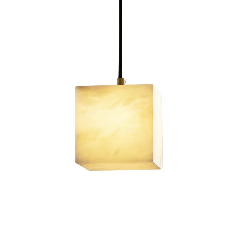 Alabaster Square Pendant Light | Korewolamp