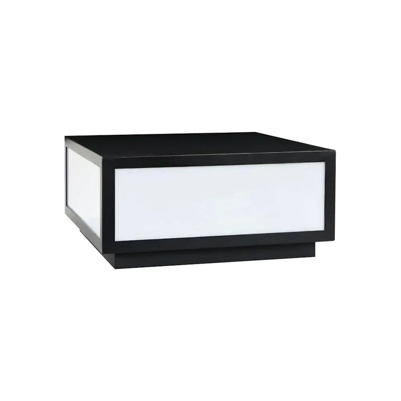 Modern Black Anvia Outdoor Post Light | Korewolamp