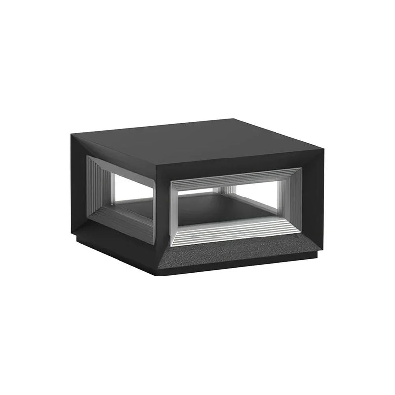 Modern Black Cube Outdoor Lamp | Korewolamp