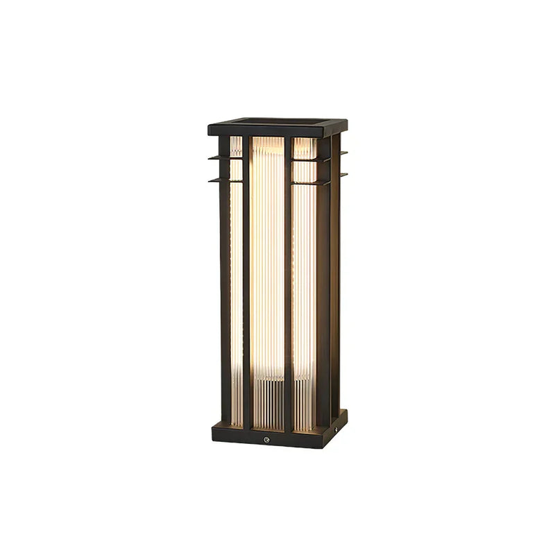 Modern Double Axis Outdoor Post Lamp | Korewolamp