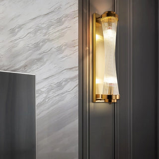 Modern Glass Column Wall Sconce