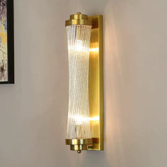 Modern Glass Column Wall Sconce