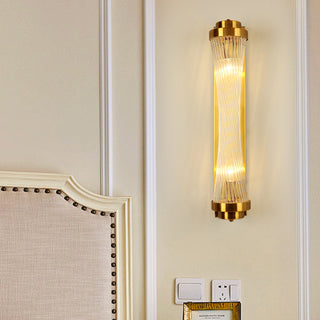 Modern Glass Column Wall Sconce