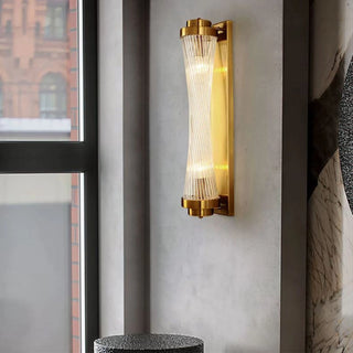 Modern Glass Column Wall Sconce