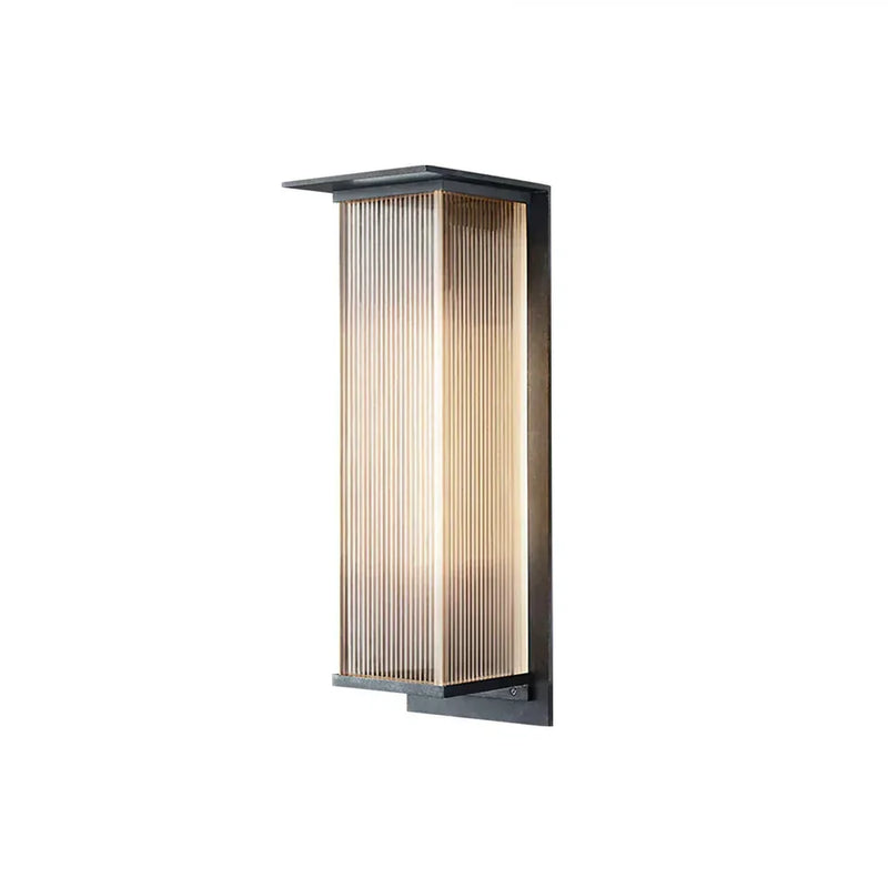 Modern Rectangle Oleron Box Outdoor Wall Lamp | Korewolamp