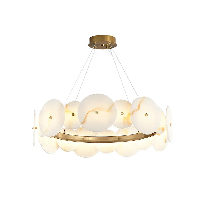 Alabaster Multiple Round Chandelier | Korewolamp