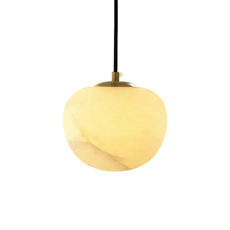 Round Alabaster Pendant Light | Korewolamp