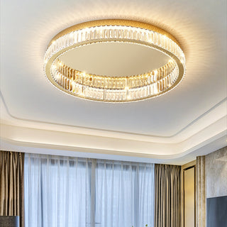 Modern Round Crystal Ceiling Light