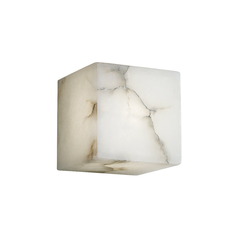 Modern Square Alabaster Wall Lamp | Korewolamp