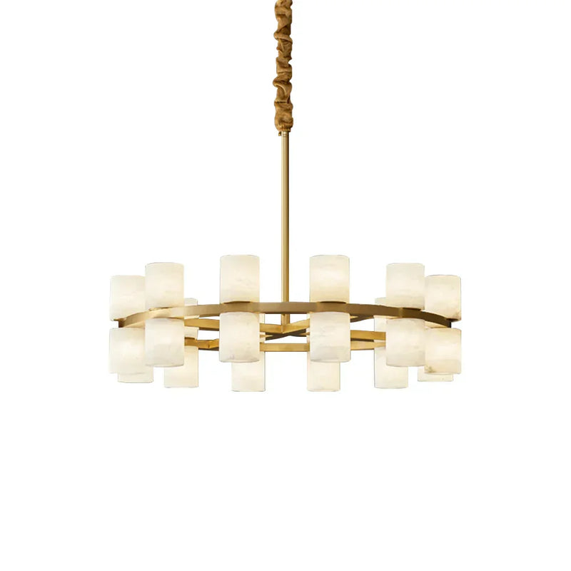 Modern Tabitha Alabaster Chandelier | Korewolamp