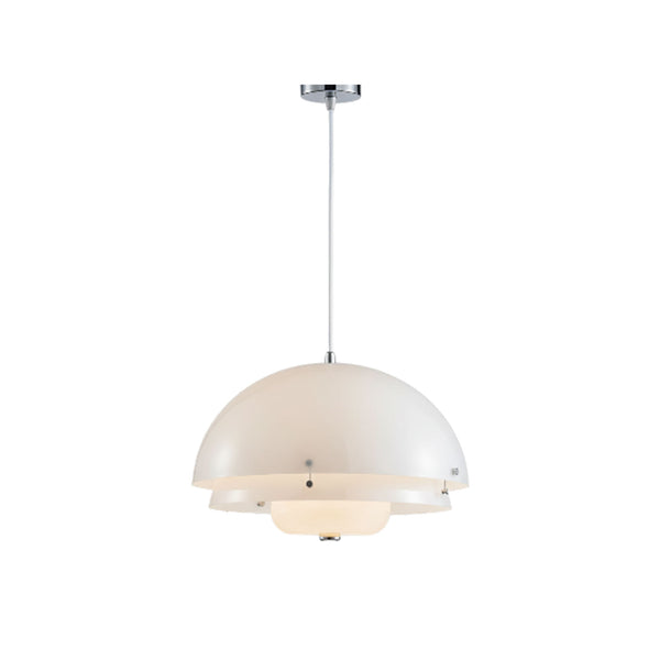 Modern Milk White Layer Pendant Lamp