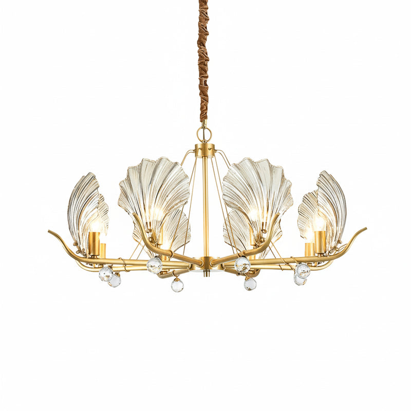 Modern Shell Glass Chandelier | Korewolamp