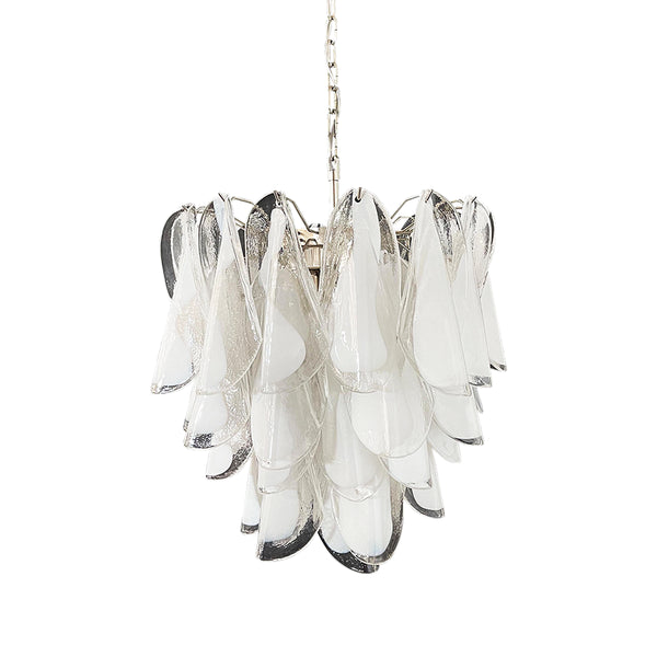 Vintage Murano Rondini Glass Chandelier