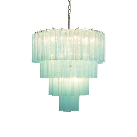 Murano Blue Glass Tubes Chandelier | Korewolamp