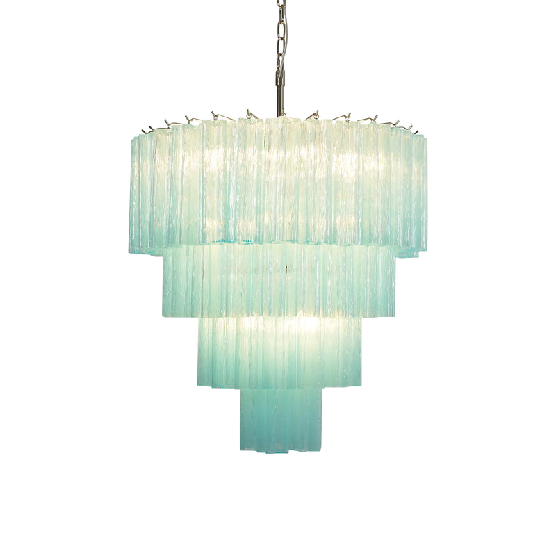 Murano Blue Glass Tubes Chandelier | Korewolamp