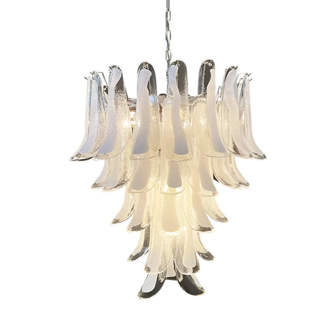Vintage Transparent Murano Petals Chandelier | Korewolamp