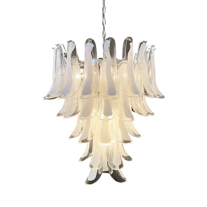 Vintage Transparent Murano Petals Chandelier | Korewolamp