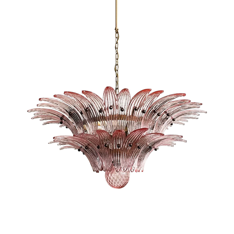 Murano Palmette Pink Chandelier | Korewolamp