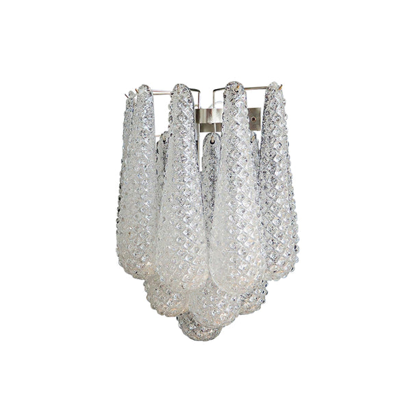 Murano Petals White Wall Light