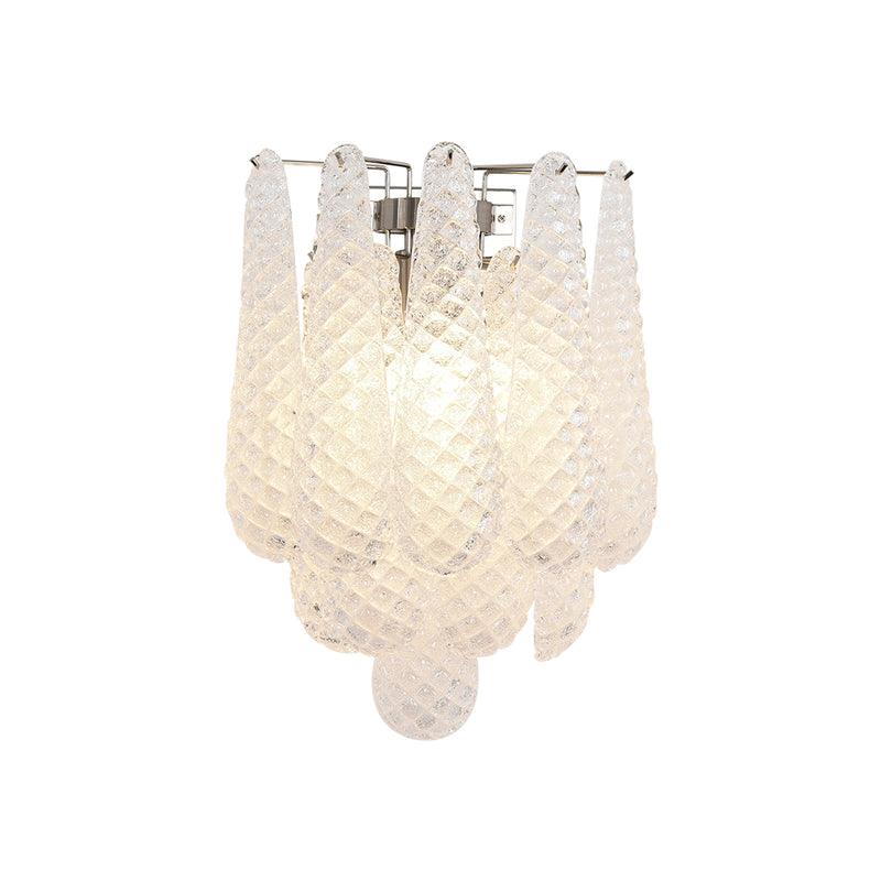 Murano Petals Transparent Wall Light | Korewolamp
