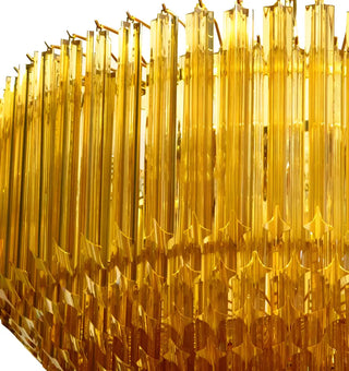 Murano Prisms Amber Chandelier