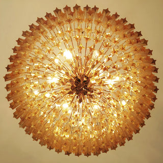 Murano Prisms Amber Chandelier