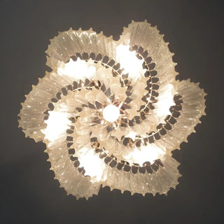 Murano Shaded Trasparent Prism Chandelier