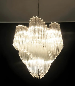 Murano Shaded Trasparent Prism Chandelier