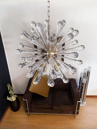 Vintage Murano Sputnik Glass Chandelier