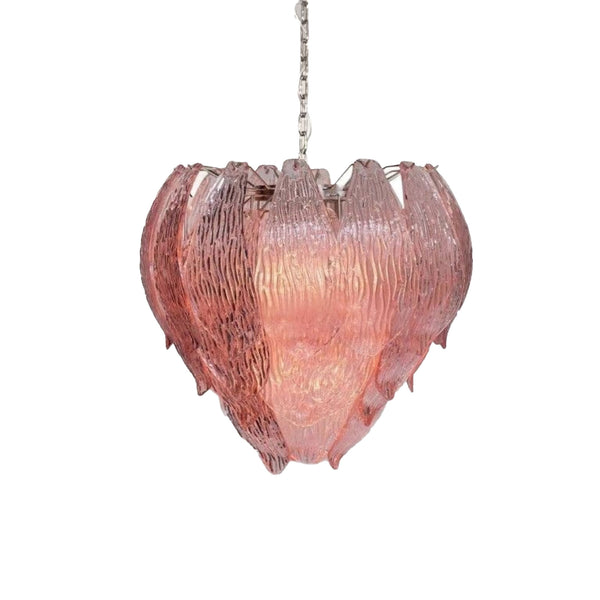 Murano Flower Bud Glass Chandelier