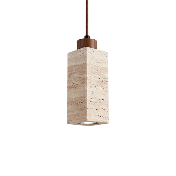 Natural Travertine GLigEt Pendant Light