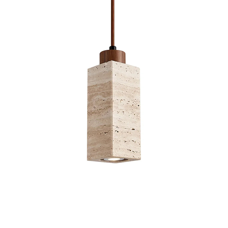 Natural Travertine Pendant Light | Korewolamp
