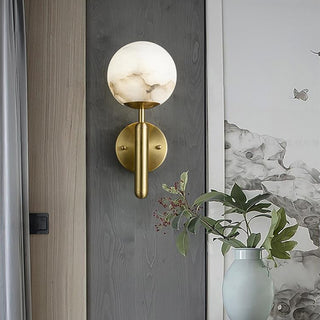 Luxury Alabaster Orbis Wall Lamp