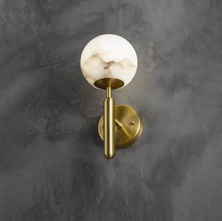 Luxury Alabaster Orbis Wall Lamp