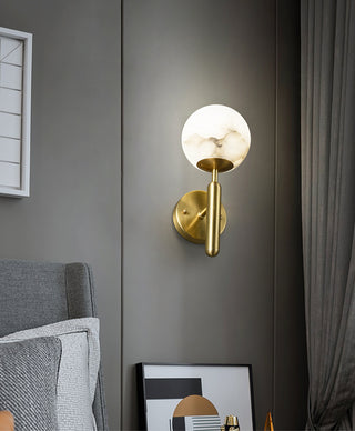 Luxury Alabaster Orbis Wall Lamp