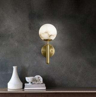 Luxury Alabaster Orbis Wall Lamp