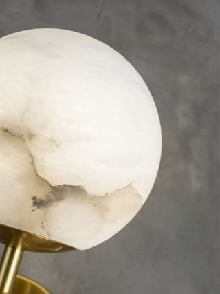 Luxury Alabaster Orbis Wall Lamp