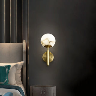 Luxury Alabaster Orbis Wall Lamp