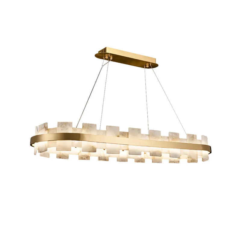 Oval Anita Alabaster Chandelier | Korewolamp