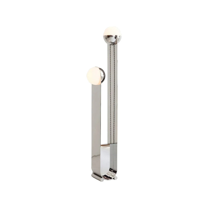 U Shaped Base Double Sphere Floor Lamp | Korewolamp