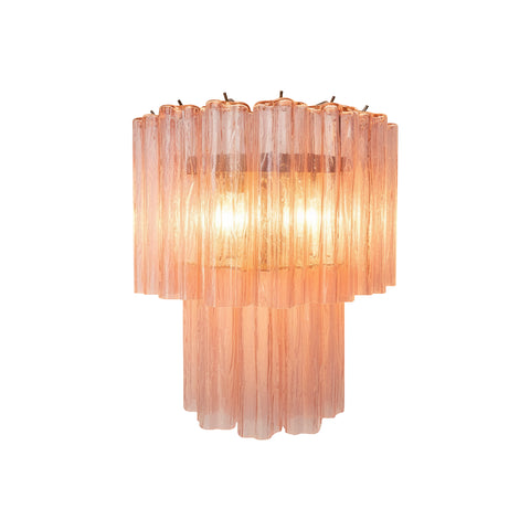 Star Shaped Murano Pink Glass Wall Lamp | Korewolamp