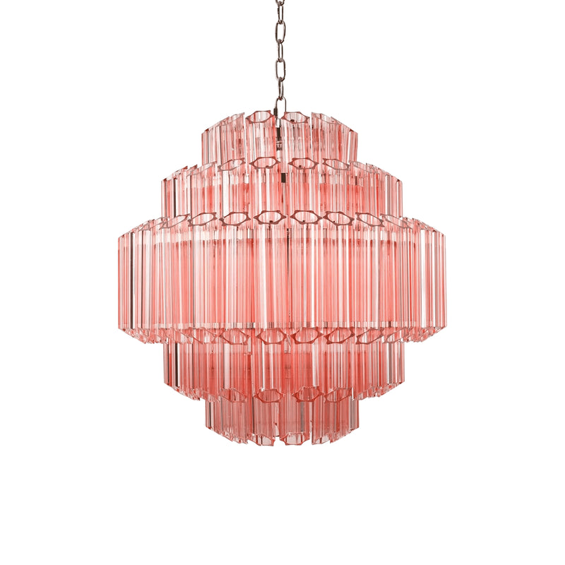 Pink Palermo Round Chandelier | Korewolamp