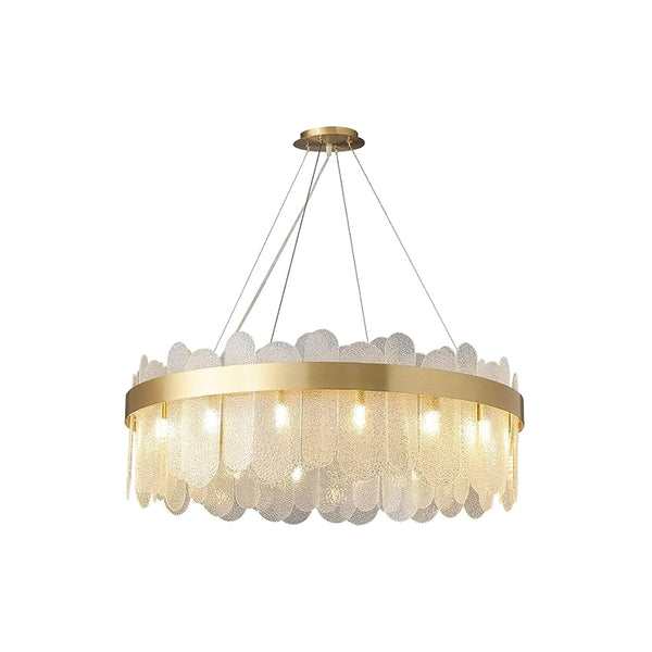 Preben Postmodern Glass Chandelier