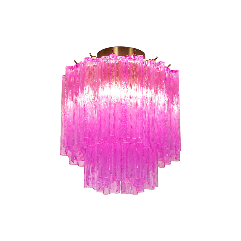 Purple Glass Tubes Murano Ceiling Lamp | Korewolamp
